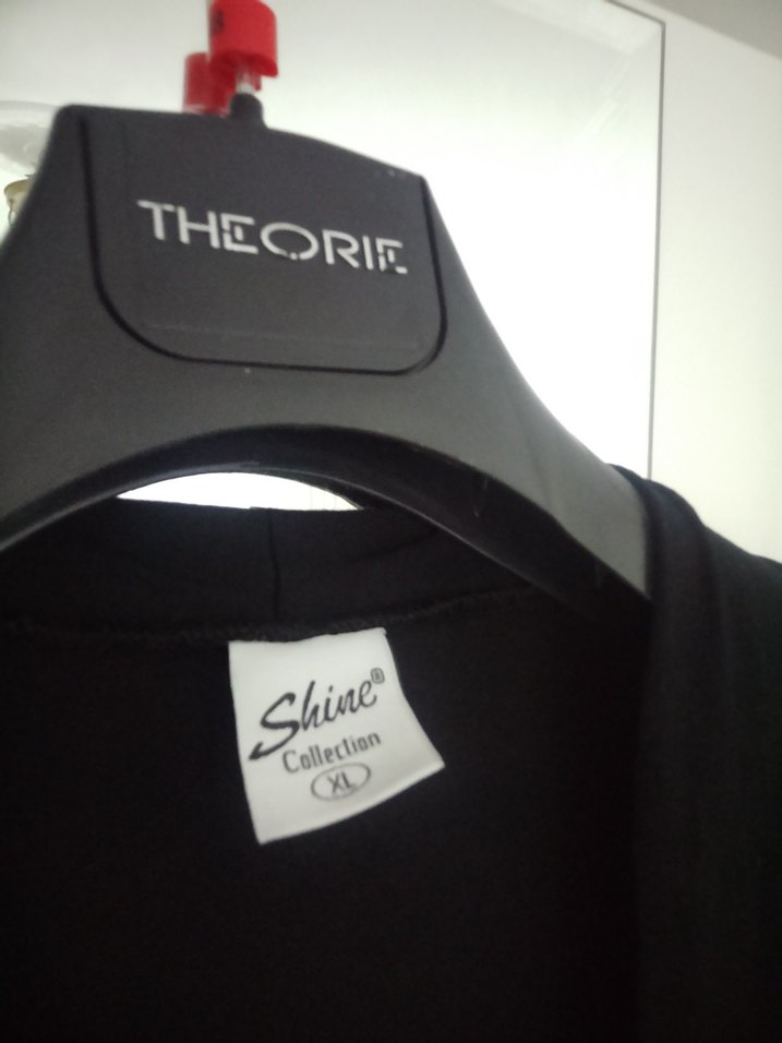 Shine collection XL beden Siyah Çok Şık, Likralı Kadın Tunik - Görsel 2