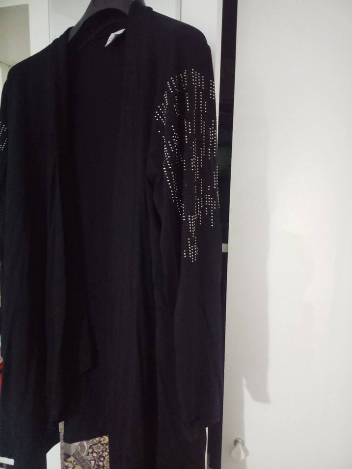 Shine collection XL beden Siyah Çok Şık, Likralı Kadın Tunik - Görsel 5