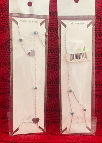 Renkli Zincir Detaylı Kadın El Zinciri 2 adet - Görsel 2