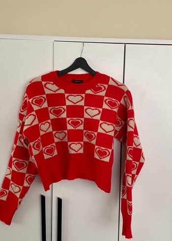 Kısa yumuşak dokulu uzun kollu kazak - Görsel 3