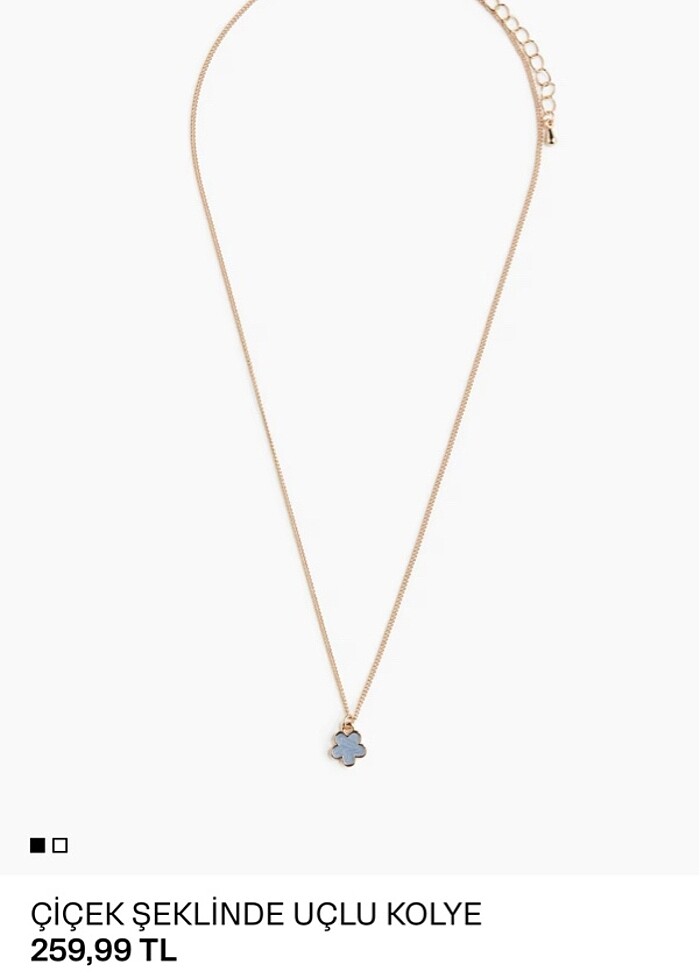 HM kolye beyaz - Görsel 4