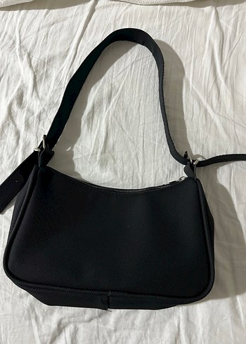 Siyah Minimalist Kadın Omuz Çantası - Görsel 3