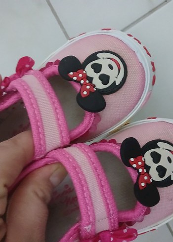 Kız Çocuk Pembe Bantlı Sneaker - Görsel 2