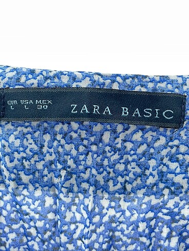 l Beden mavi Renk Zara Kısa Elbise %70 İndirimli.