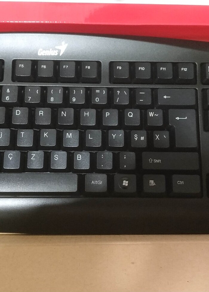 F klavye USB kablolu Sıfır kutusunda  - Görsel 2