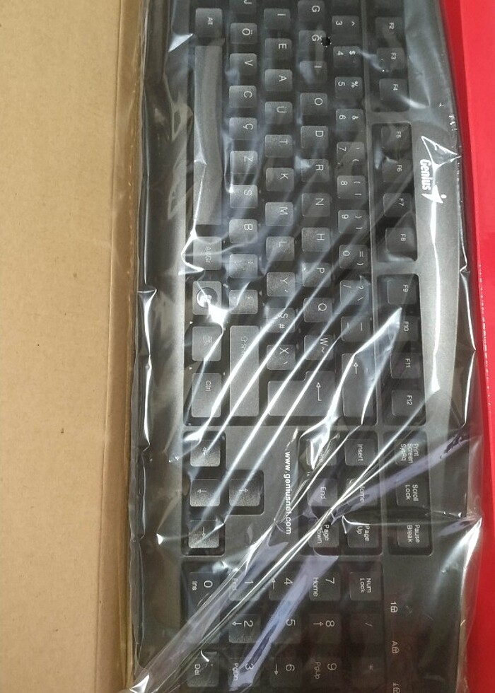 F klavye USB kablolu Sıfır kutusunda  - Görsel 3