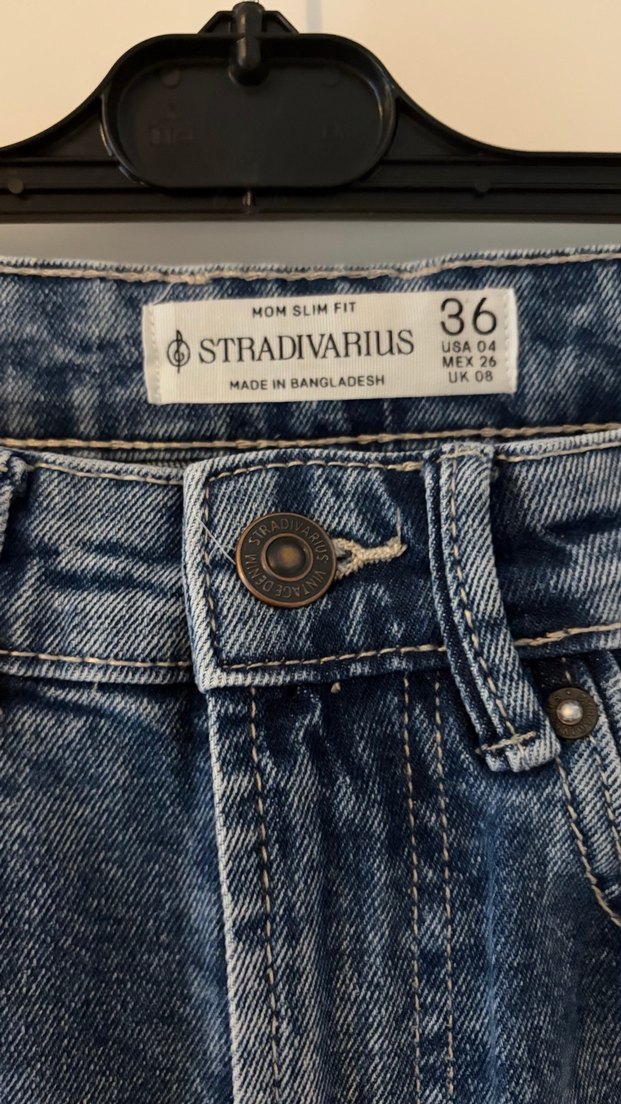 Stradivarius Mavi Jean - Görsel 4