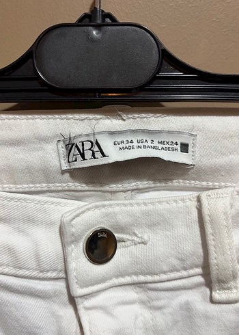 ZARA Beyaz Jean - Görsel 5