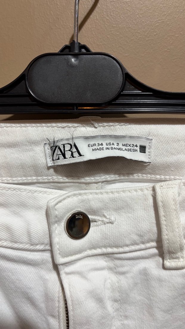 ZARA Beyaz Jean - Görsel 5