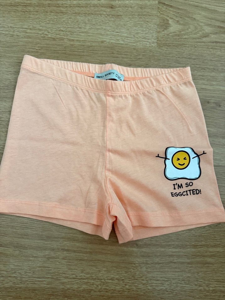 Pembe Baskılı Kısa Kollu Hamile Pijama Takımı - Görsel 2