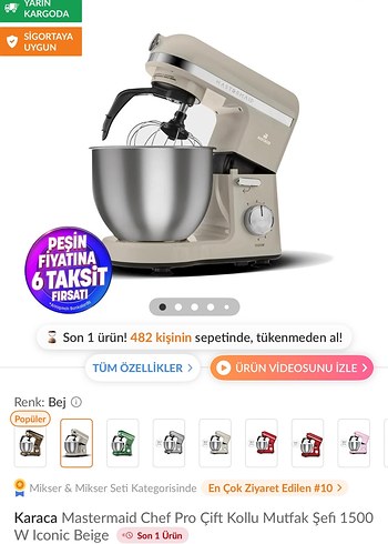 Hamur yoğurma makinesi - Görsel 2