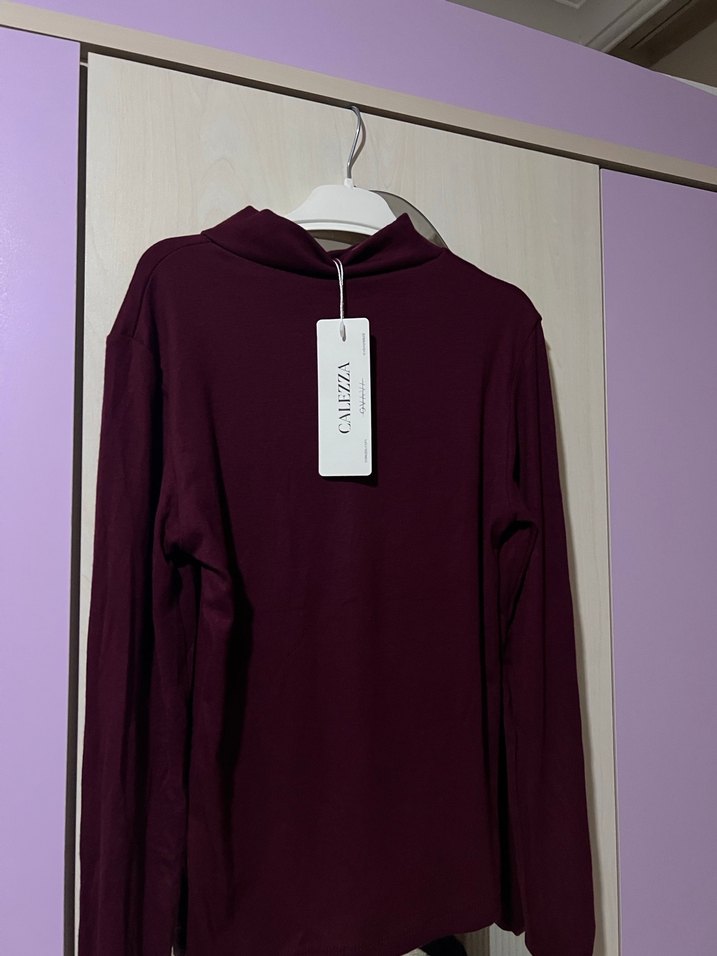 Bordo bluz - Görsel 2