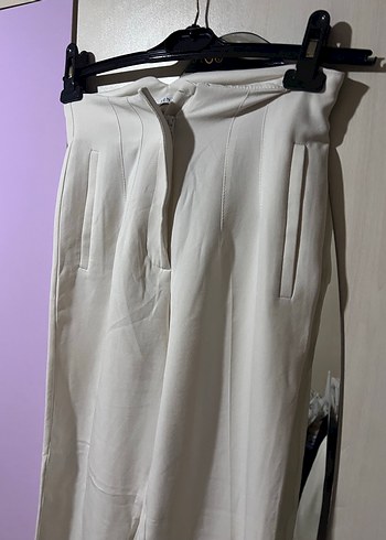 Midi Kumaş Pantolon - Görsel 2