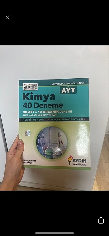 Ayt kimya Aydın branş denemesi