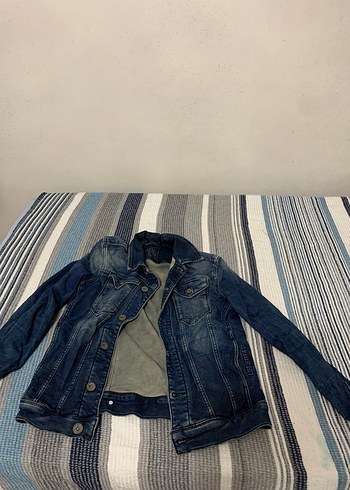 Loft Koyu Mavi Denim Ceket Loft Orjinal