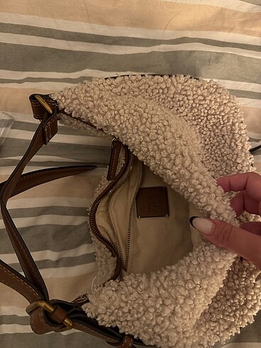 Beden camel Renk zara yün çanta