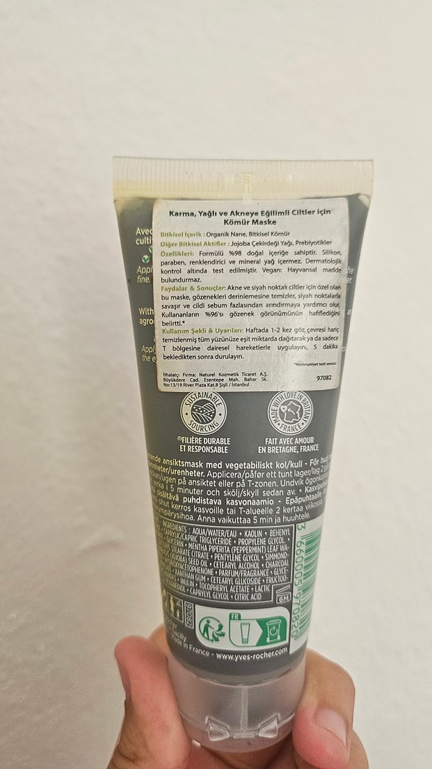 Yves Rocher Organik Nane Özlü Arındırıcı Kil Maskesi - Görsel 2