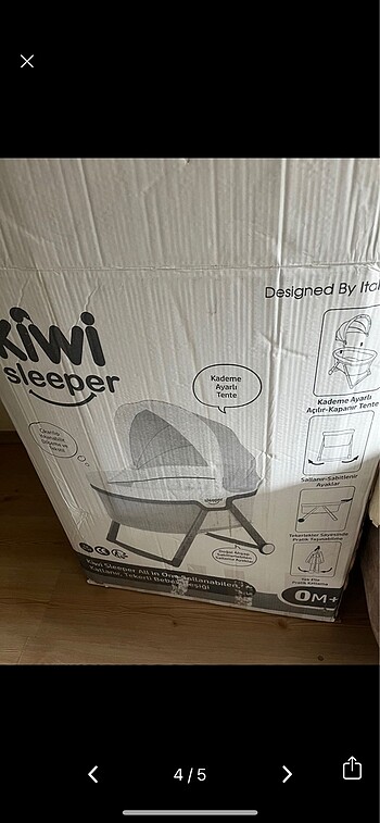 Beden camel Renk Kiwi sleper beşik