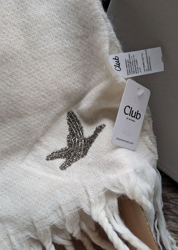 Beymen Bej Örgü Kadın Şal - Görsel 6