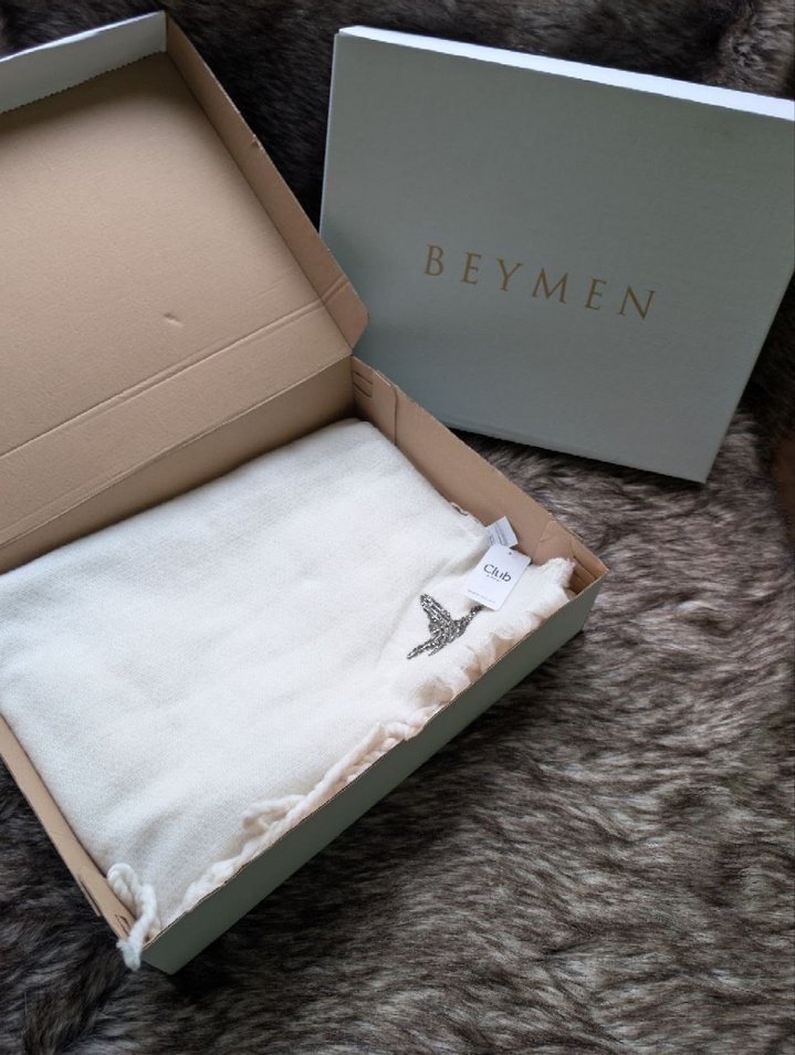 Beymen Bej Örgü Kadın Şal - Görsel 5