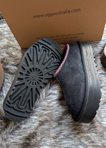 Siyah Kürklü Platform Topuklu Kadın Terlik - Görsel 6