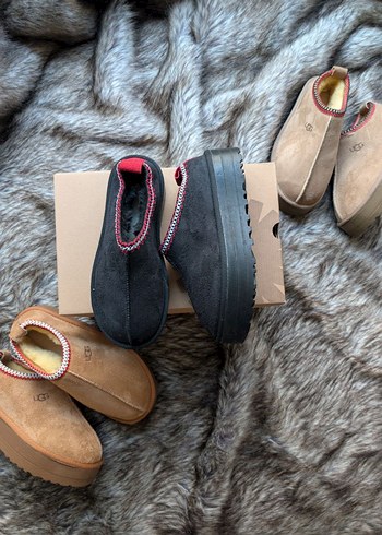 Siyah Kürklü Platform Topuklu Kadın Terlik - Görsel 3