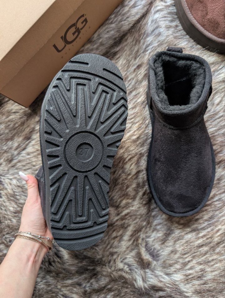 UGG  miniKadın Platform Topuklu Süet Bot - Görsel 5