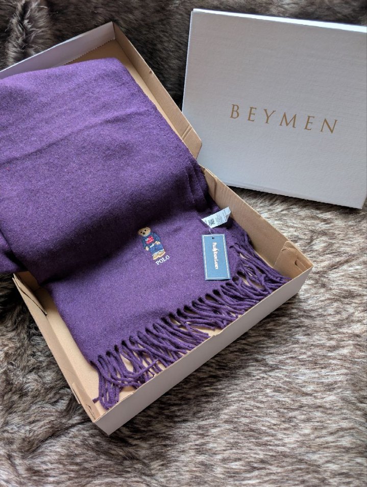 ralp laurenKırmızı Erkek Midi Boy Atkı - Görsel 5