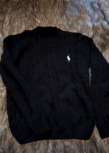 Erkek bayan  Örgü Kazak, Bisiklet Yaka, Uzun Kollu - Görsel 5