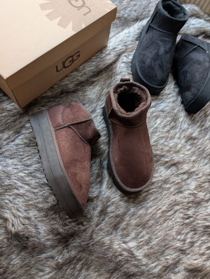 Kahverengi Kürklü Kadın Süet Dolgu Topuk Bot - Görsel 3