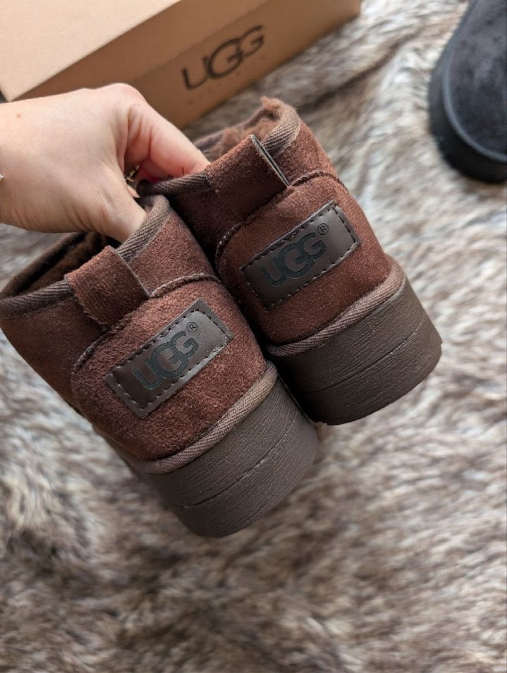 Kahverengi Kürklü Kadın Süet Dolgu Topuk Bot - Görsel 4