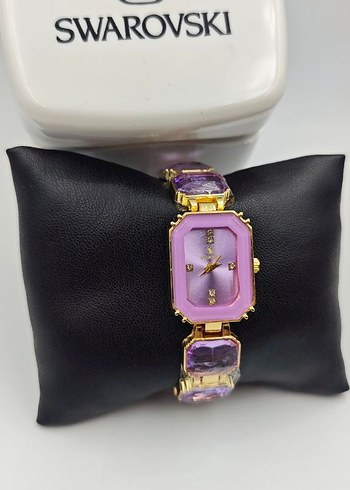 Swarovski Mor Taşlı Kadın Kol Saati - Görsel 2