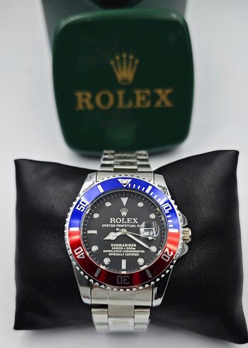 Renkli Klasik Rolex Erkek Saati - Görsel 3