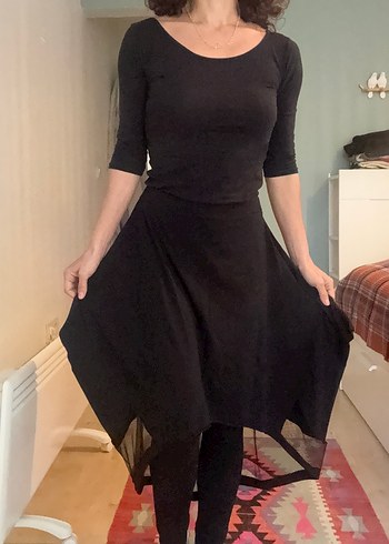 Polo Garage Özel Tasarım Taytlı Tüllü Etek - Görsel 2