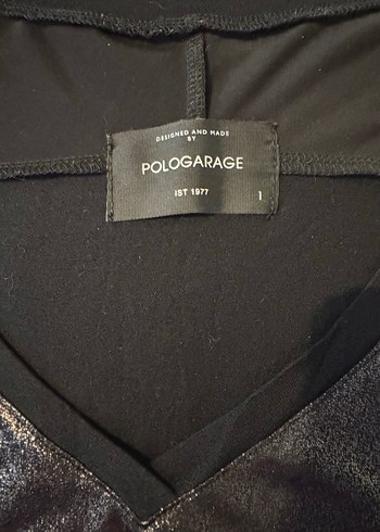 Polo Garage Gri V Yaka Parlak Şık Bluz - Görsel 4