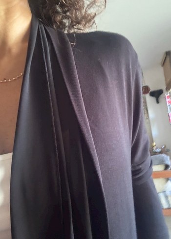 Polo Garage Kadın Uzun Siyah Tunik - Görsel 7