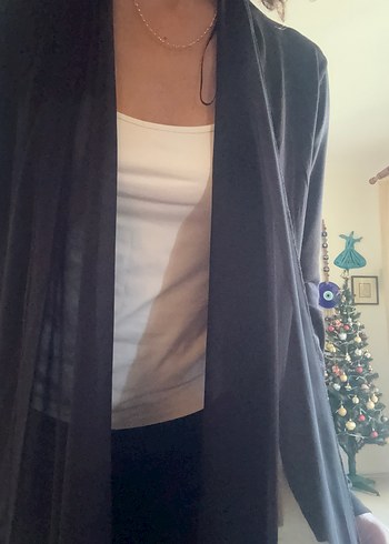 Polo Garage Kadın Uzun Siyah Tunik - Görsel 2