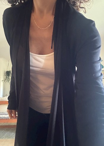 Polo Garage Kadın Uzun Siyah Tunik - Görsel 4