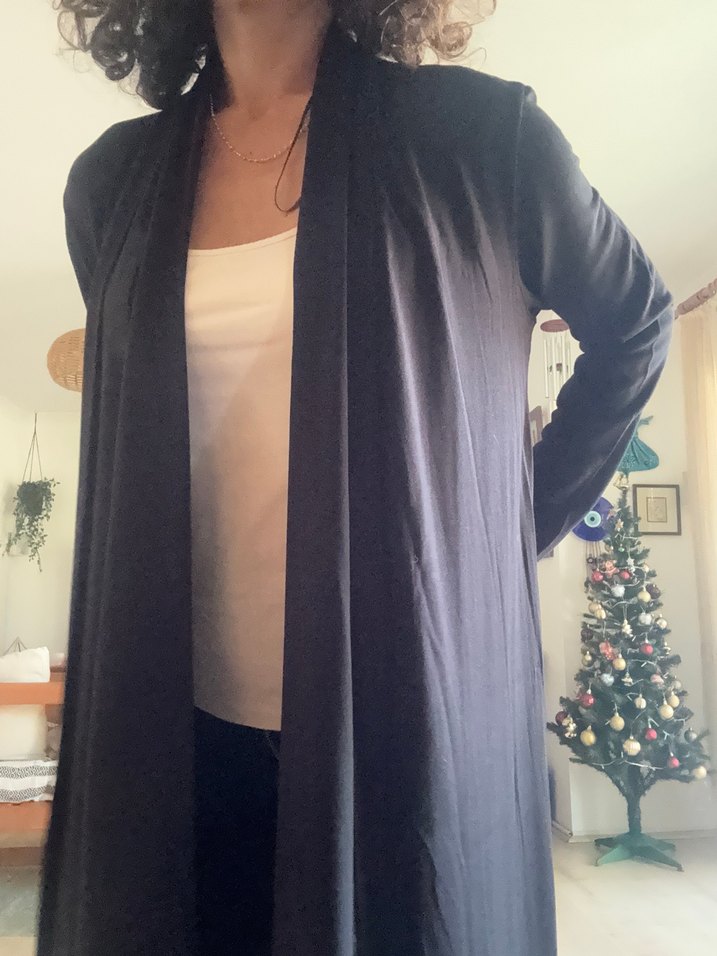 Polo Garage Kadın Uzun Siyah Tunik - Görsel 3