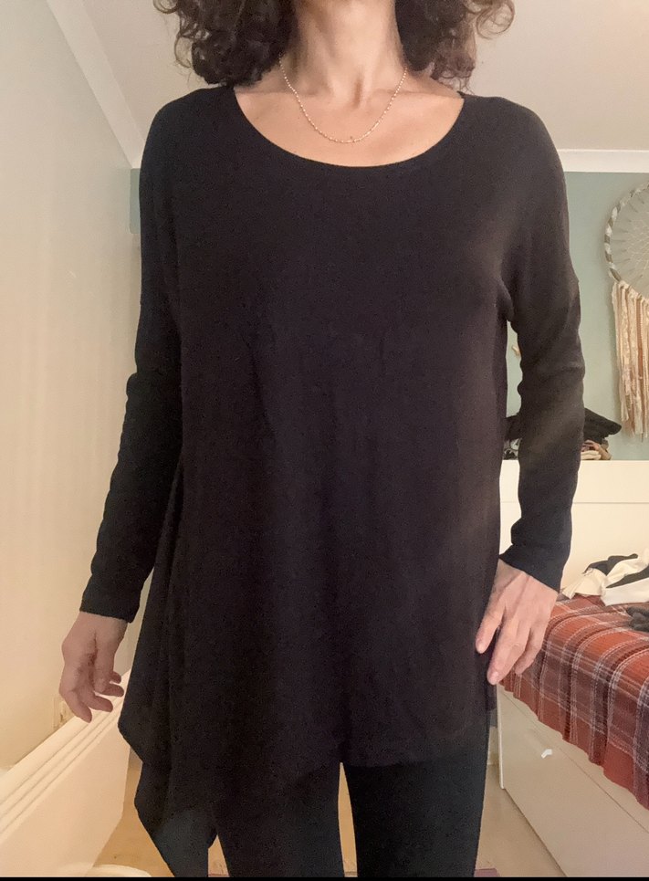 Polo Garage Siyah Salaş Midi Triko - Görsel 3