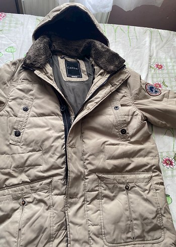 C&A Bej Kapusonlu Sisme Mont