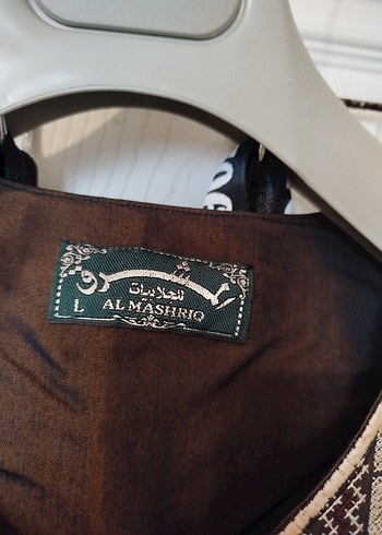 Bohem İşlemeli Kahverengi Uzun Elbise - Görsel 4