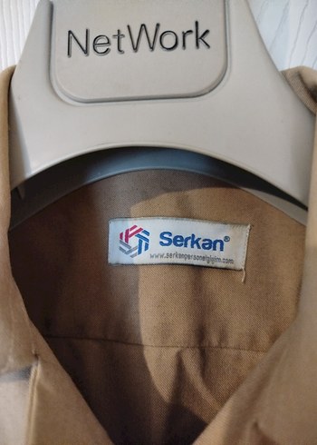 Bej Düğmeli Uzun Kollu Erkek Gömlek - Görsel 3