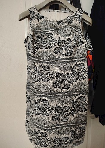 Gri Dantel Desenli Straplez Hamile Tunik - Görsel 2