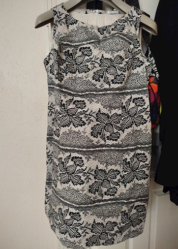 Gri Dantel Desenli Straplez Hamile Tunik - Görsel 3