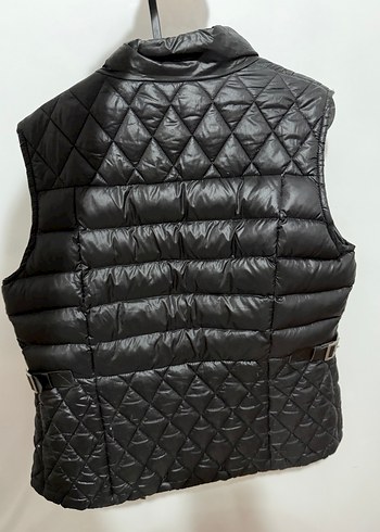 Siyah Fermuarlı Kadın Şişme Yelek - Görsel 2