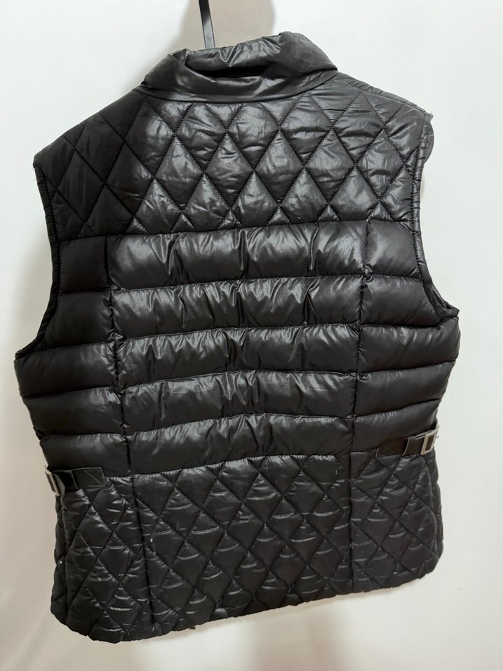 Siyah Fermuarlı Kadın Şişme Yelek - Görsel 2