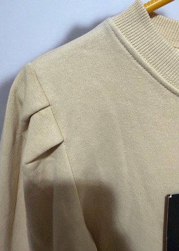 Bej Kadın Sweatshirt Uzun Kollu - Görsel 2