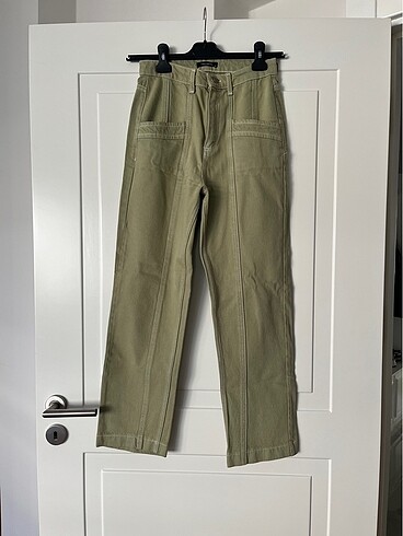 Trendyol Milla - Yeşil kot pantolon