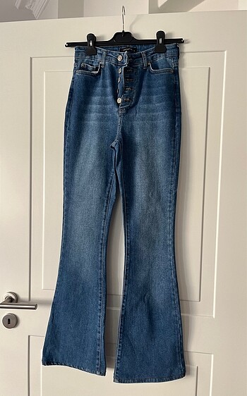 Trendyol Milla - İspanyol paça kot pantolon